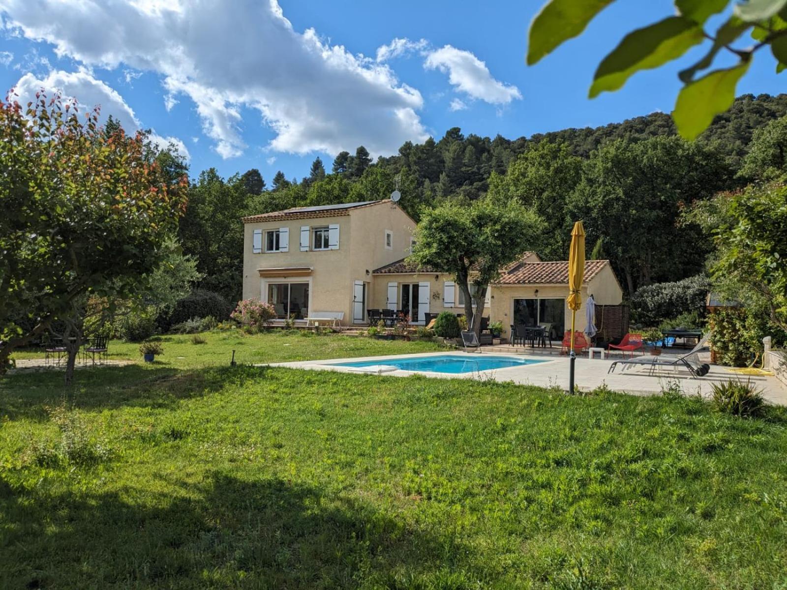 Villa Calme Avec Piscine A Greoux Eksteriør billede