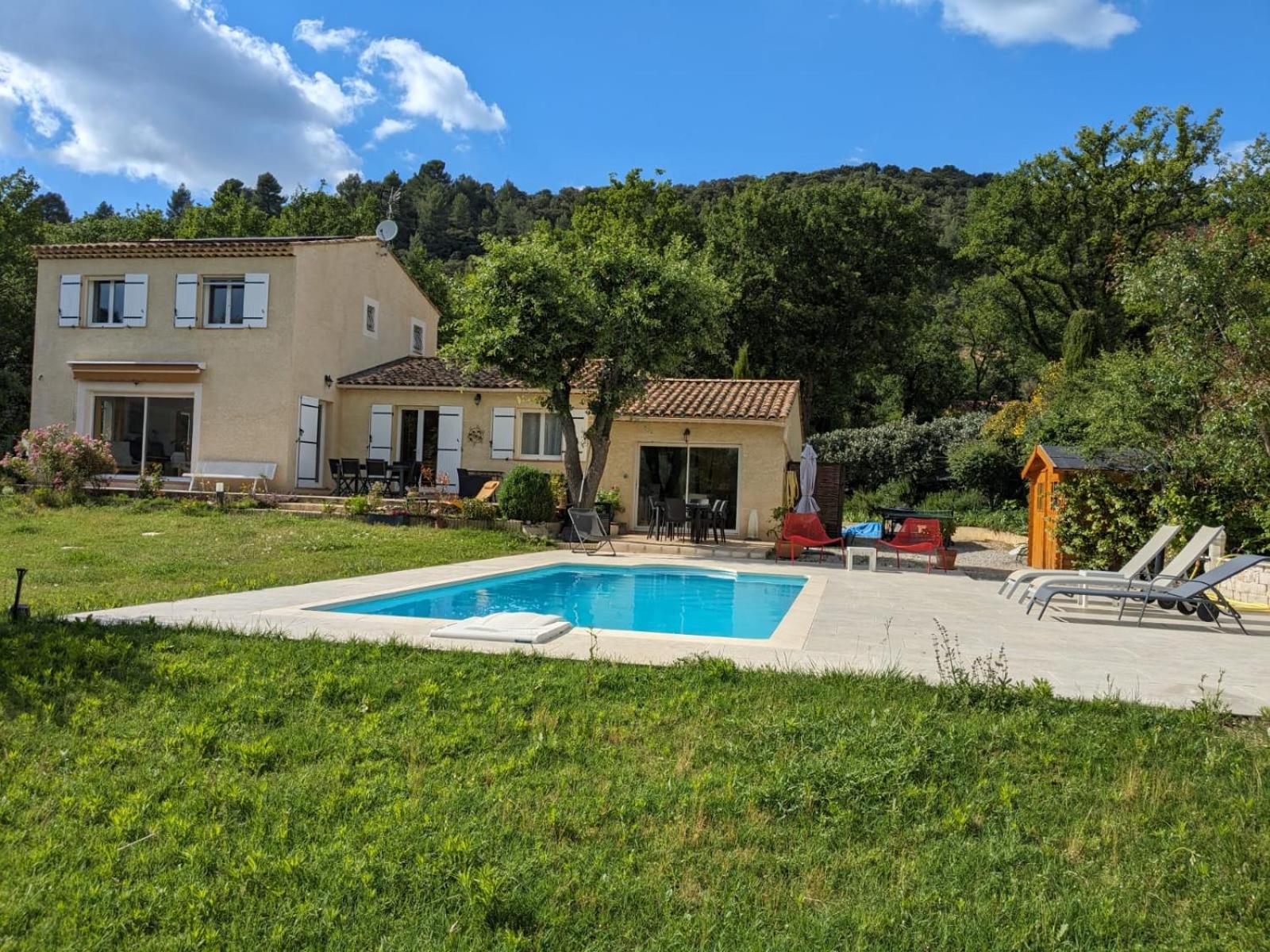 Villa Calme Avec Piscine A Greoux Eksteriør billede